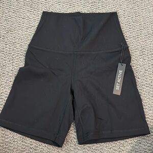 Set Active Biker Shorts Black XS
